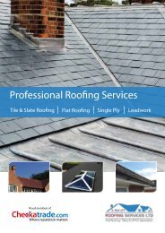 A Bailey Roofing Services Brochure