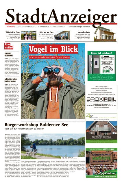 Stadtanzeiger Dulmen Kw 17