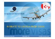 MIGRATE TO CANADA FROM INDIA