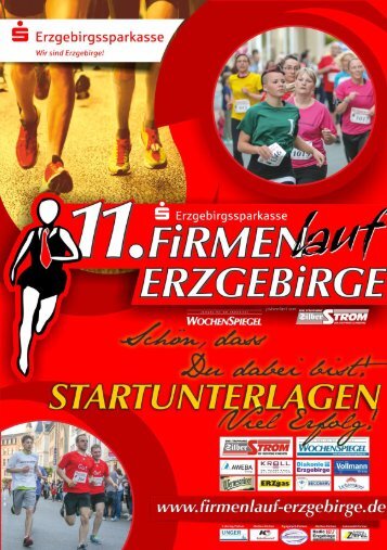 Startheft 11.Firmenlauf Erzgebirge