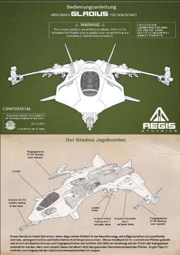 Aegis Dynamic Gladius-Manual - Deutsch