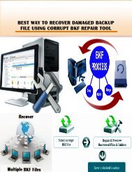 BEST WAY TO RECOVER DAMAGED BACKUP FILE USING CORRUPT BKF REPAIR TOOL