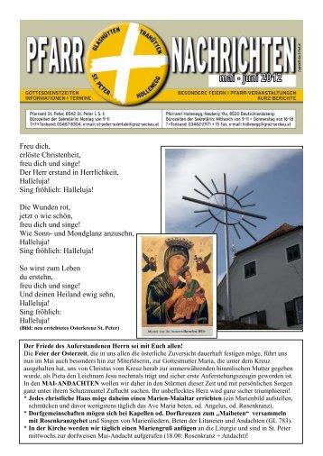 GOTTESDIENSTORDNUNG Mai 2012 - Katholische Kirche Steiermark