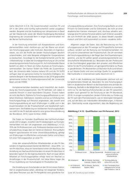 Forschung und Innovation in der Schweiz 2016