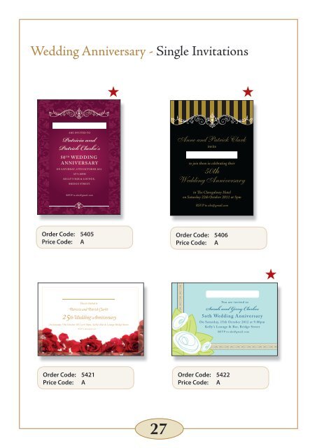 Jayceefinecards Party Invitations Catalogue