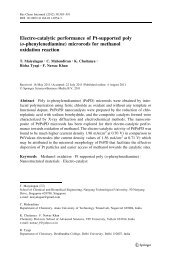 Electro-catalytic performance of Pt-supported poly (o-phenylenediamine) microrods for methanol oxidation reaction