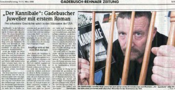 GADEBUSCH-REHNAER ZEITUNG - Gerd R. Lorenz