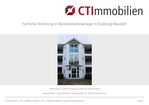 Herrliche Wohnung in Seniorenwohnanlage