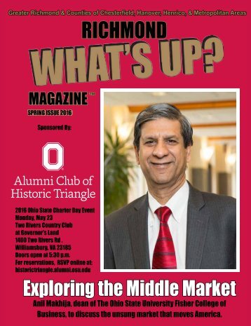 Ohio State Alumni 2016 Charter Day Event  - Spring 2016 Issue Richmond