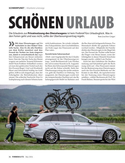  FIRMENAUTO Heft 05/2016