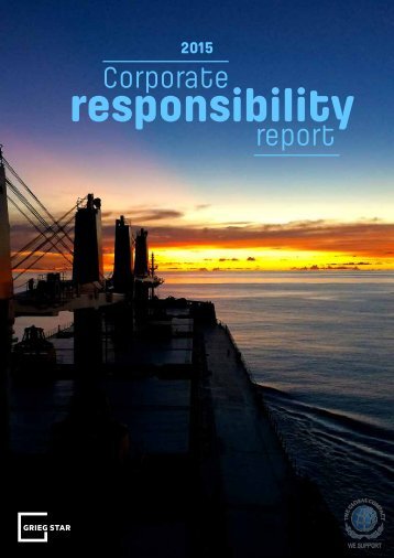 Grieg Star Corporate responsibility report 2015