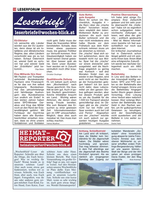 Wochenblick Ausgabe 05/2016