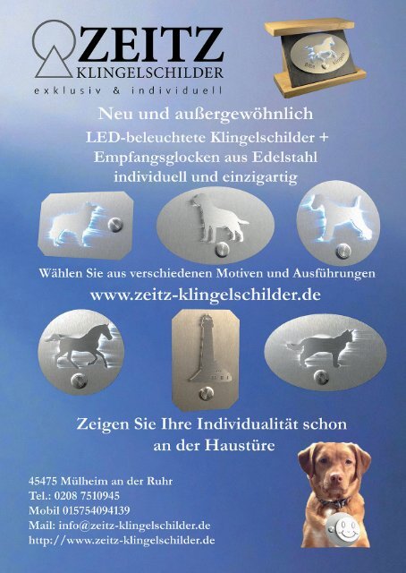 BESTE KUMPELS MAGAZIN für Tierfreunde im Revier