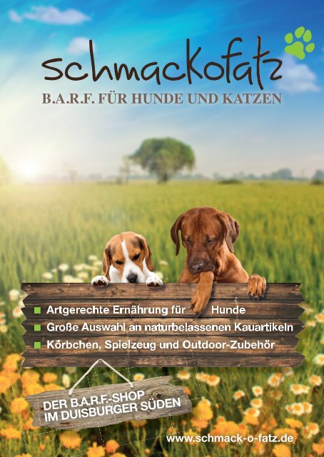 BESTE KUMPELS MAGAZIN für Tierfreunde im Revier