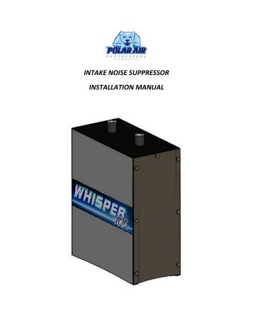 SILENCER_POLAR INSTALLATION MANUAL