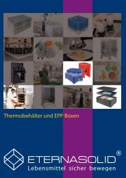 ETERNASOLID® - Thermobehälter und EPP-Boxen