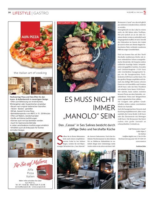 Die Inselzeitung Mallorca Mai 2016
