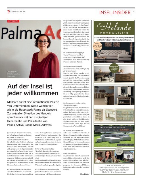 Die Inselzeitung Mallorca Mai 2016