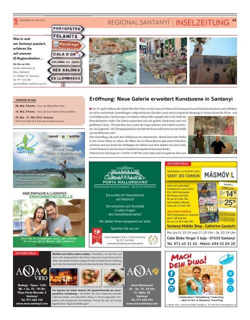 Die Inselzeitung Mallorca Mai 2016