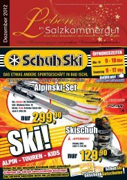 Alpinski-Set Skischuh - Leben im Salzkammergut