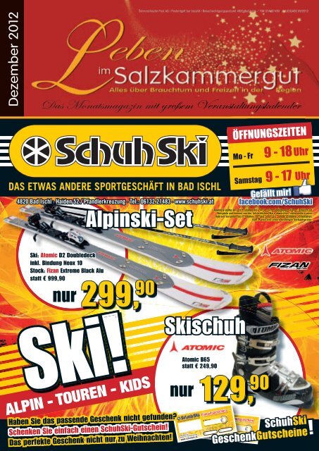 Alpinski-Set Skischuh - Leben im Salzkammergut