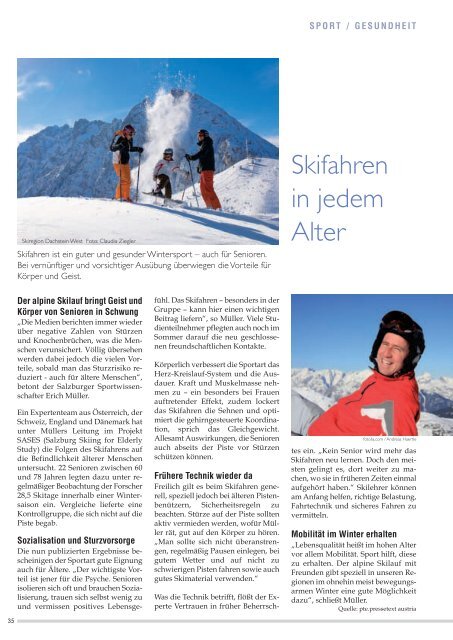 Alpinski-Set Skischuh - Leben im Salzkammergut