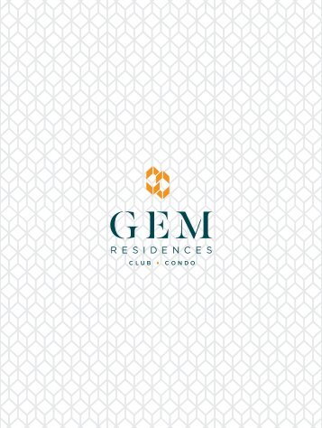 Gem Residences Brochure