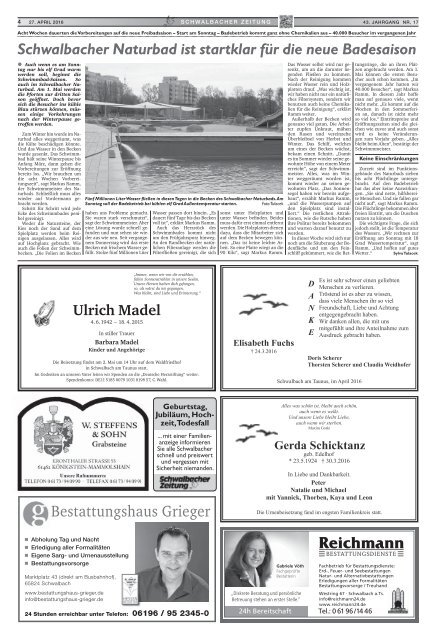 Schwalbacher Zeitung