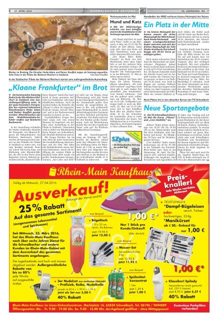 Schwalbacher Zeitung