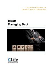 Bust! Managing Debt