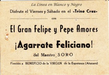 Maestro Soro - El gran Felipe y Pepe Amores - Agarrate Feliciano