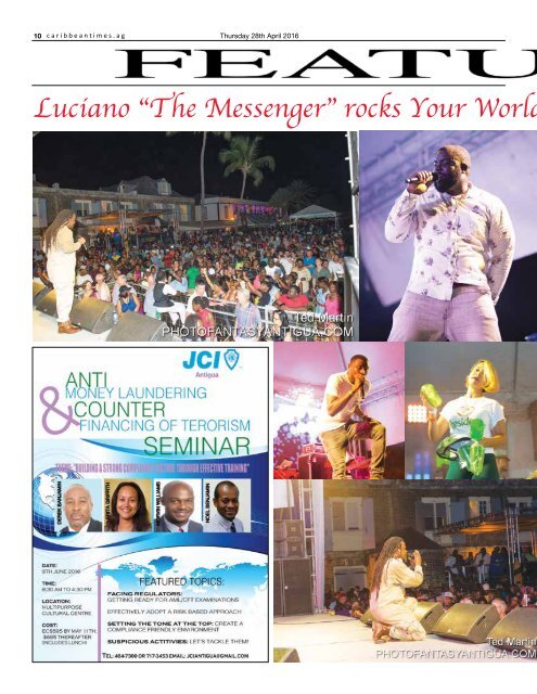 Caribbean Times 99th issue - Thursday 28th April 2016