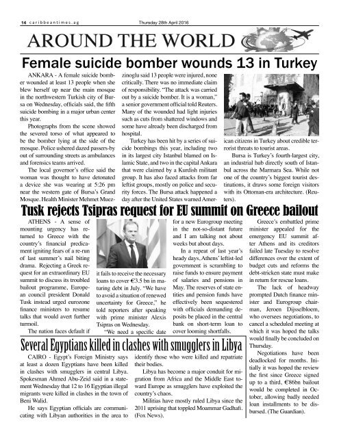 Caribbean Times 99th issue - Thursday 28th April 2016