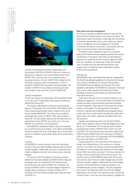 Annual Report 2011 - Kongsberg Maritime - Kongsberg Gruppen