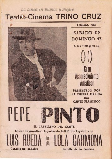Pepe Pinto Luis Rueda y Lola Carmona 0