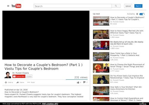 How To Decorate A Couple S Bedroom Part 1 Vastu Tips For