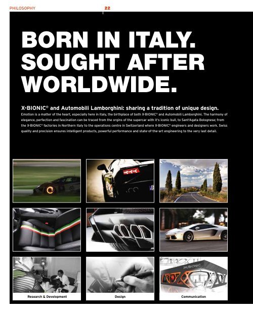 X-BIONIC® for Automobili Lamborghini