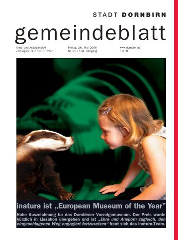 Gemeindeblatt Nr. 21 vom 26.mai 2006