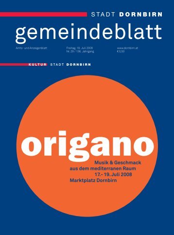 STADT DORNBIRN - Dornbirn Online