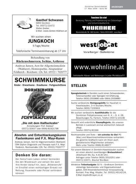 Gemeindeblatt Nr. 11 vom 17. M