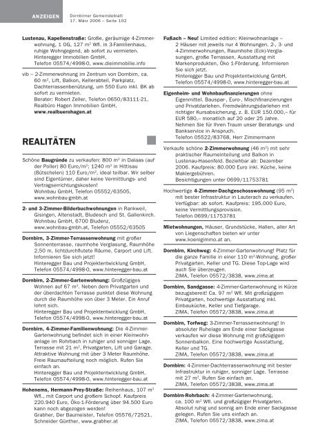 Gemeindeblatt Nr. 11 vom 17. M