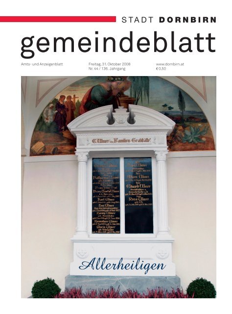 Gemeindeblatt - Dornbirn Online