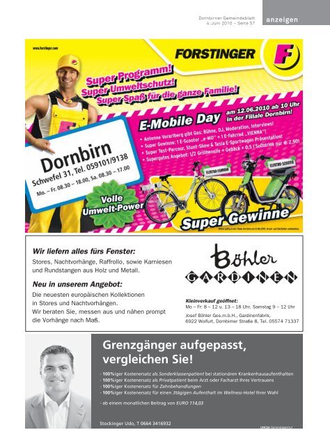 STADT DORNBIRN - Dornbirn Online