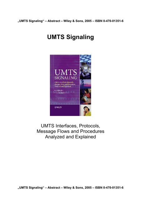 UMTS Signaling - Tektronix