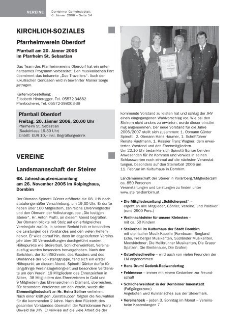 Gemeindeblatt Nr. 01 vom 06. J