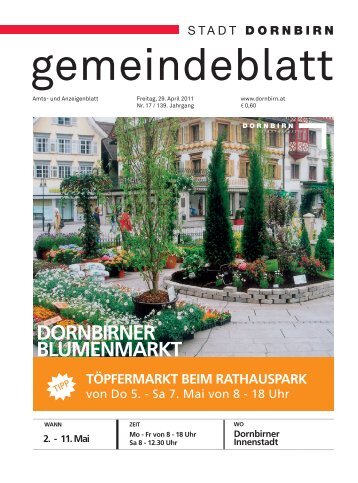 DORNBIRNER BLUMENMARKT