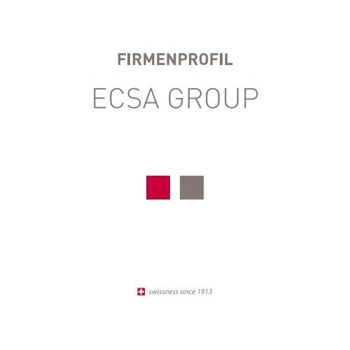 ECSA Group - Firmenprofil