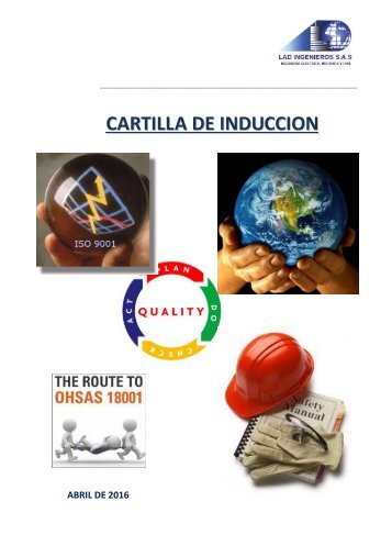 CARTILLA DE INDUCCION TIBU 2016