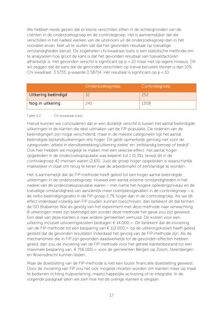 De effecten van klantcontacten in de Participatiewet