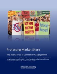 Protecting Market Share 11.20.14 REVISED